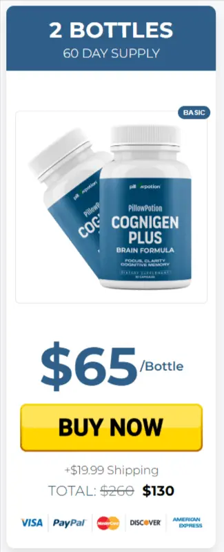 Cognigen Plus two bottle price